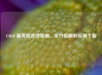 CSGO 服务器选择指南，全方位解析玩哪个服