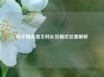 和平精英擂主时长及模式位置解析