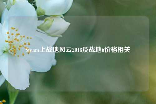 Steam上战地风云2018及战地6价格相关